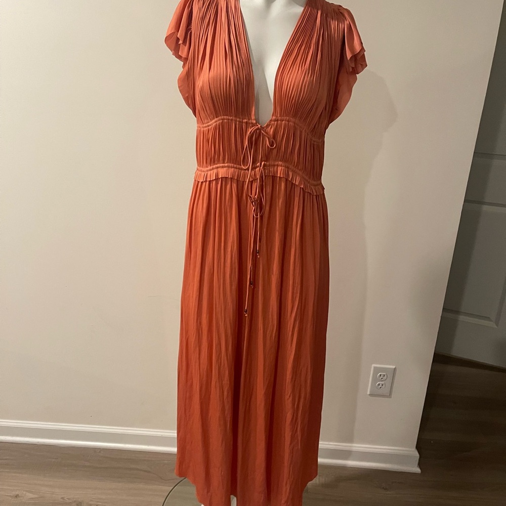 Ulla Johnson kaiya dress in dahlia size 6 - Picture 9 of 11